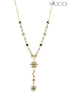 Mood Filigrane, Y-förmige Halskette mit Himmelskörper-Design, Mehrfarbig (N52291) | 31 €