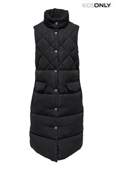 ONLY KIDS Longline Quilted Gilet (N52362) | kr770