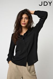 JDY Black Long Sleeve Shirt (N52377) | $62