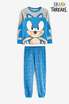 Brand Threads Blue Sonic the Hedgehog Boys Pyjama Set (N52404) | 89 QAR