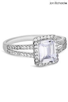 Jon Richard Silver Tone Crystal Pave Megan Sized Ring (N52611) | €28