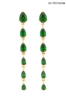 Jon Richard Gold Tone Linear Pear Drop Earrings (N52623) | 124 QAR