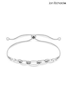 Jon Richard Silver Tone Polished Link Chain Bracelet (N52626) | AED122