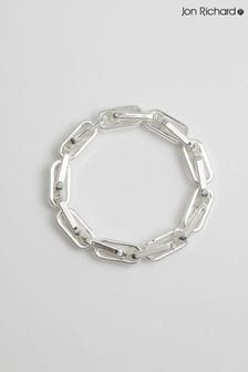 Jon Richard Silver Tone Chain Stretch Bracelet (N52844) | AED122