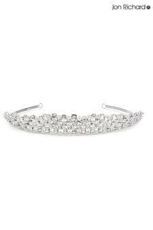 Jon Richard Silver Tone Radiance Collection Gift Pouch Crystal Tiara (N52874) | kr1 460