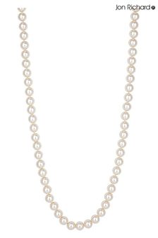 Jon Richard 24 inch Pearl Gold Clasped Necklace