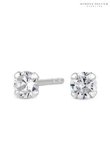 Simply Silver Sterling Silver Tone 925 Cubic Zirconia Small Stud Earrings (N52988) | 15 €