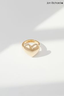 Jon Richard-тон регулируемого полированного кольца с сердечками (N53008) | €27