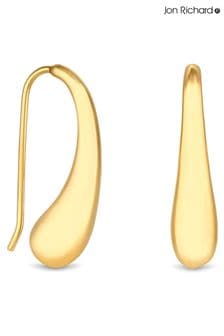 Jon Richard Gold Tone Organic Teardrop Earrings (N53150) | TRY 673