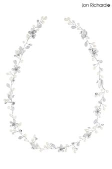 Jon Richard Silver Tone Plated Mia Pearl And Crystal Long Gift Pouch Hair Vine (N53208) | €77