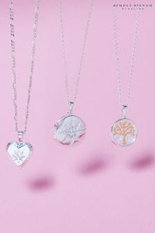 Simply Silver Sterling Silver Tone 14ct Rose Gold Plated 925 Tree of Love Shaker Pendant Necklace (N53316) | HK$463