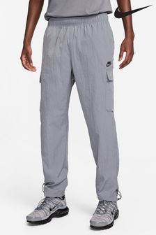 Nike Black/Grey Sportswear Repeat Woven Joggers (N53411) | kr948