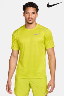 Nike Yellow Dri-FIT Miler Breathe Running T-Shirt (N53428) | $52