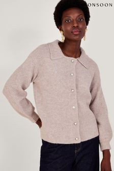 Monsoon Natural Stitch Collar Cardigan (N53504) | €32