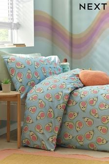 Blue Avocado 100% Cotton Printed Bedding Duvet Cover and Pillowcase Set (N53615) | €20 - €31