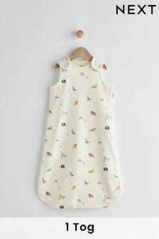 Beige Mini Unicorn 1 Tog  Baby 100% Cotton Sleep Bag (N53697) | €30 - €35