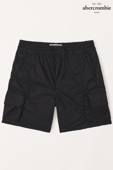Abercrombie & Fitch Cargo Utility Black Shorts (N53712) | €54
