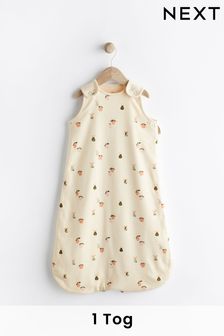 Beige Fruit Print 1 Tog  Baby 100% Cotton Sleep Bag (N53746) | NT$950 - NT$1,110