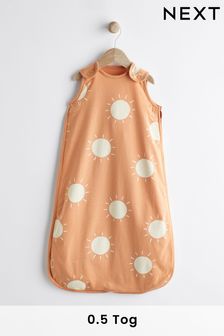 Rust Orange Sun 0.5 Tog Baby 100% Cotton Sleep Bag (N53747) | NT$870 - NT$1,030