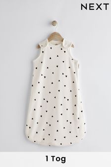 Black White Shape 1 Tog  Baby 100% Cotton Sleep Bag (N53761) | €33 - €37