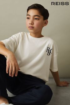 Reiss Sennen Oversize-Hemd aus Baumwolle mit Motiv (N53968) | 34 €
