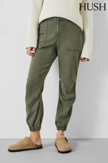 Hush Green Riley Washed Cargo Trousers (N54208) | KRW181,500