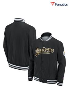 Fanatics Nfl Pittsburgh Steelers Sateen Black Jacket (N54336) | 510 ر.س