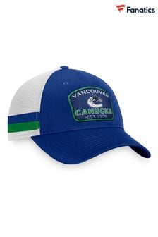 Fanatics Blue NHL Vancouver Canucks Fundamental Structured Trucker Hat (N54370) | $40