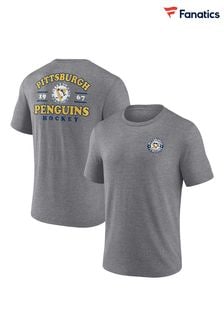 Fanatics Grey Nhl Pittsburgh Penguins Heritage Triblend T-shirt (N54458) | ‏151 ‏₪