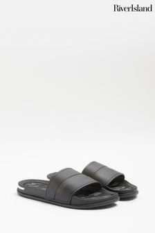 River Island Black Mesh Heel Clip Sliders (N54488) | 37 €