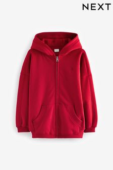 Red Zip Through Hoodie (3-16yrs) (N54551) | €18 - €25