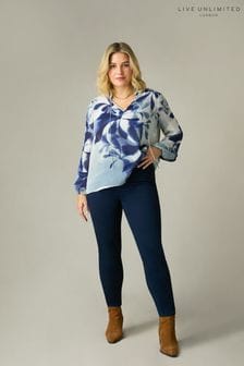 Live Unlimited Curve Navy Blue Denim Jeggings (N54556) | kr1 080