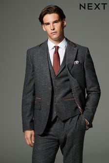 Next grey suits slim fit deals