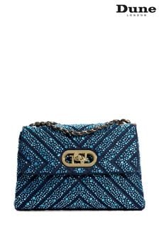 Blue - Dune London Small Regent Quilted Shoulder Bag (N54963) | kr3 300