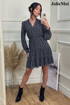 шифоновое платье свободного кроя с цветочным принтом Jolie Moi (N54972) | €89