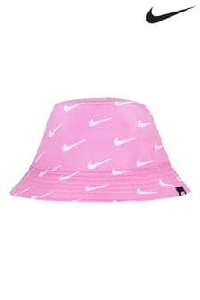 Розовый - детская панама с логотипом-галочкой Nike (N55068) | €29