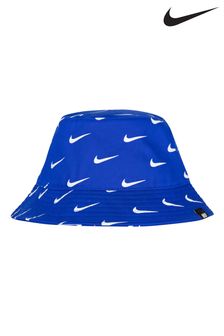 Albastru - Nike pălărie model pescar pentru copii mici Nike Swoosh (N55069) | 131 LEI