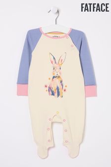 FatFace Bunny Graphic Sleepsuit
