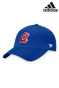 adidas Blue MLB Atlanta Braves Core Coop Structured Adjustable Cap (N55567) | LEI 131