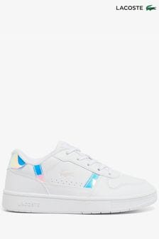 Lacoste T-clip Lace-up Logo White Trainers (N55637) | €86