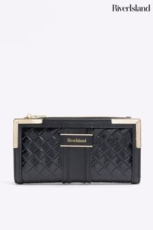 River Island Embossed Quilted Mini Clutch
