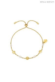 Estella Bartlett Gold Floral Pearl Bracelet (N56052) | $55