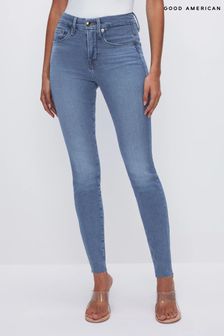 Niebieski - Bardzo obcisłe jeansy Good American Good Legs (N56147) | 815 zł