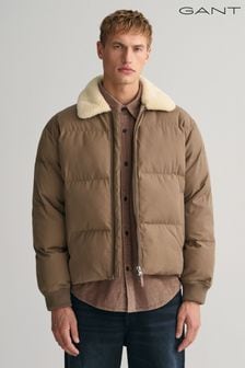 GANT Desert Brown Padded Flannel Puffer Jacket (N56214) | 268 €