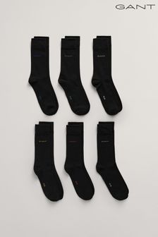 GANT Soft Cotton Blue Socks 6-Pack (N56232) | SGD 68