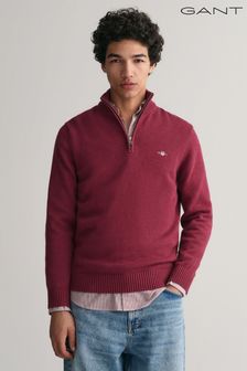 Suéter casual de media cremallera de algodón de Gant (N56249) | 177 €