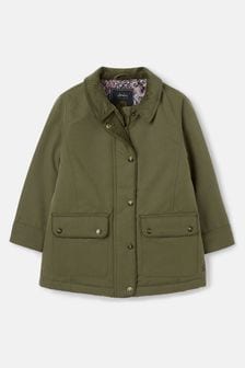 Joules Bray Green Quilted Coat (N56304) | €45 - €48