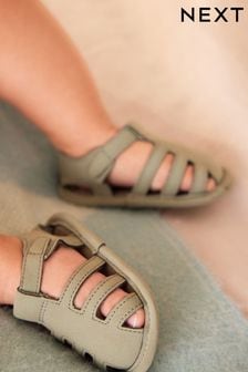 Sage Green Baby Sandals (0-24mths) (N56634) | €13 - €14