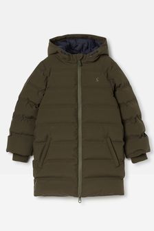 Joules Padwell Green Waterproof Padded Coat with Hood (N56811) | SGD 155 - SGD 174