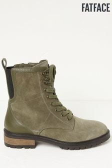 FatFace Green Margot Suede Ankle Hiker Boots (N56883) | 136 €
